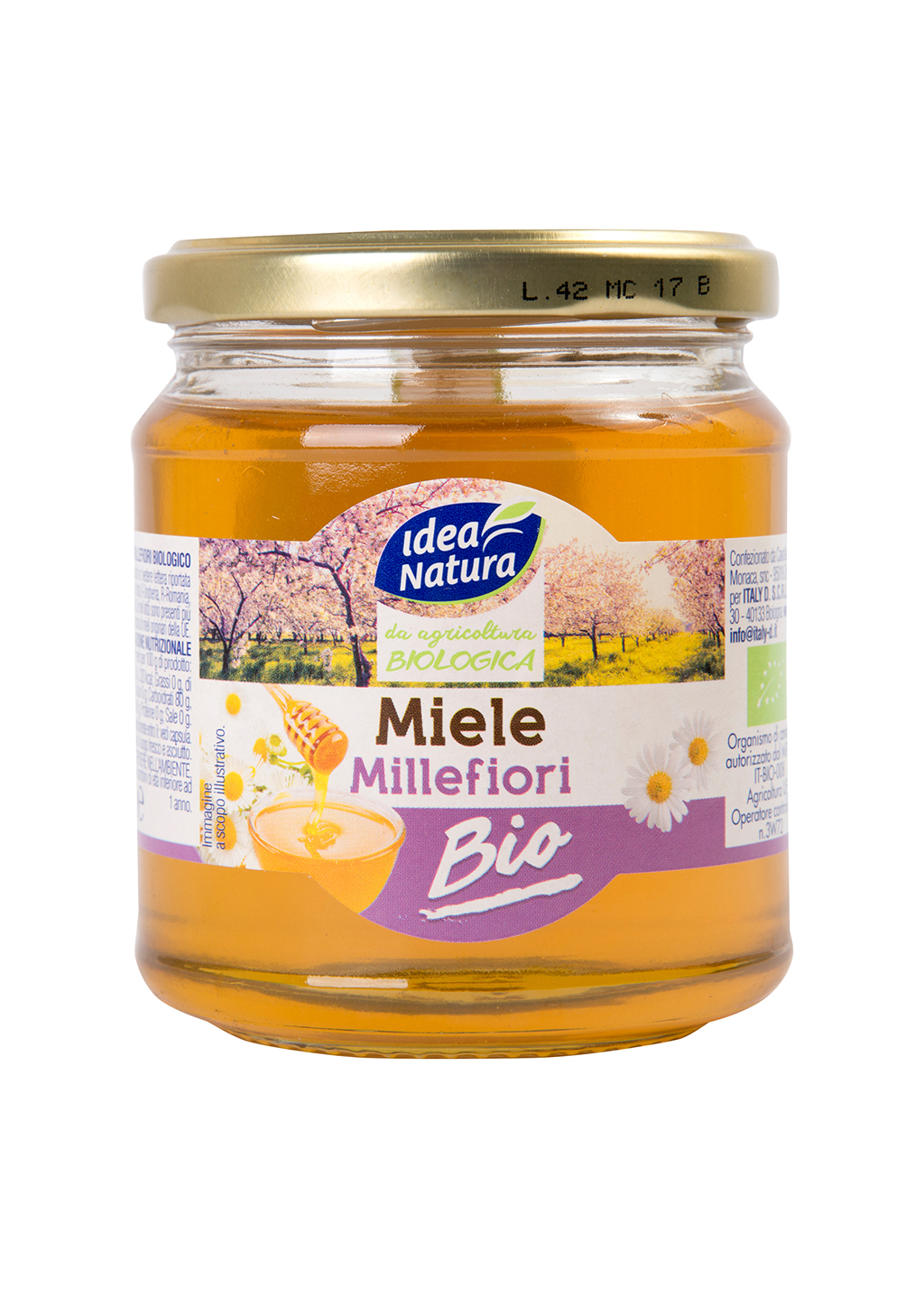 Organic millefiori honey  IDEA NATURA