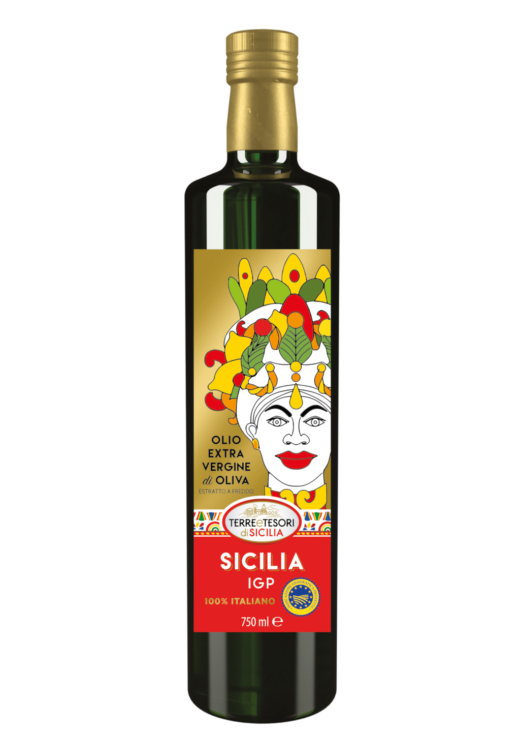 TERRE E TESORI DI SICILIA - Olio extra vergine di oliva SICILIA IGP 750 ml