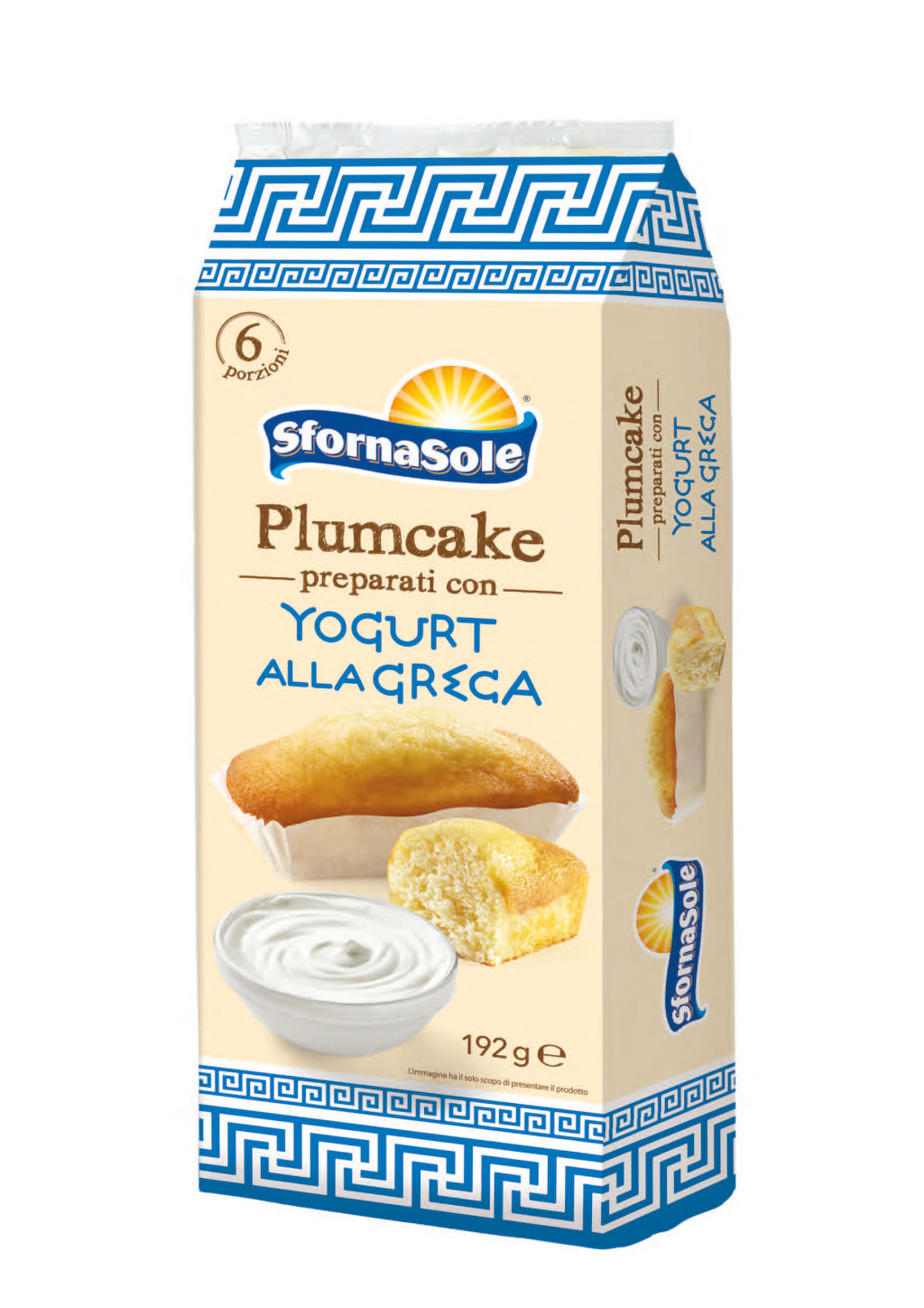 SFORNASOLE - Plumcake preparati con yogurt alla greca 192 g.